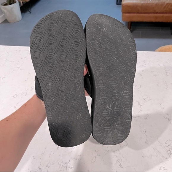 The HealingSole Black Recovery Flip Flops Size Unisex W 11.5/M 10 - Picture 12 of 14